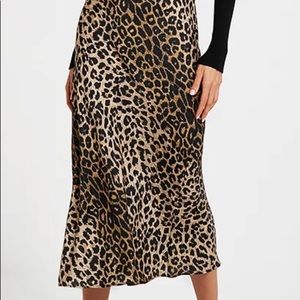 All Saints Leopard Print Dress NWOT